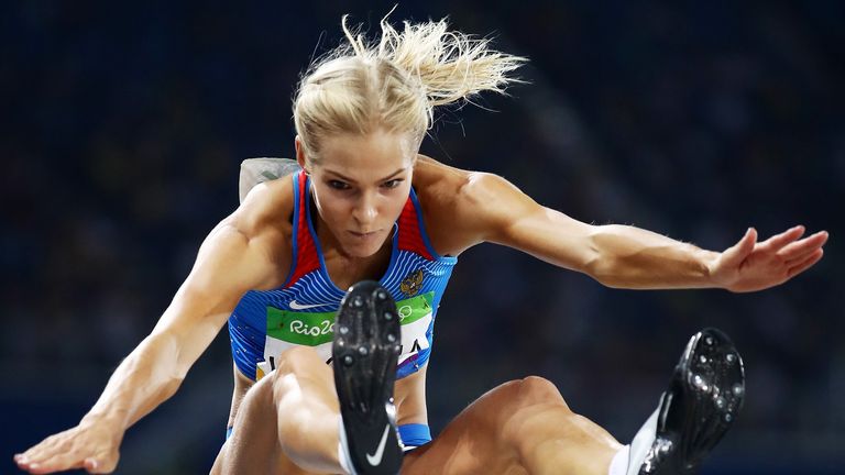 Darya Klishina competed as a neutral at Rio 2016