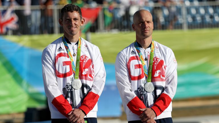 David Florence and Richard Hounslow repeated their London 2012 silver medal