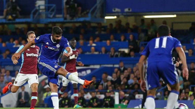 Costa drilled the ball beyond Adrian to win the game for Chelsea late on