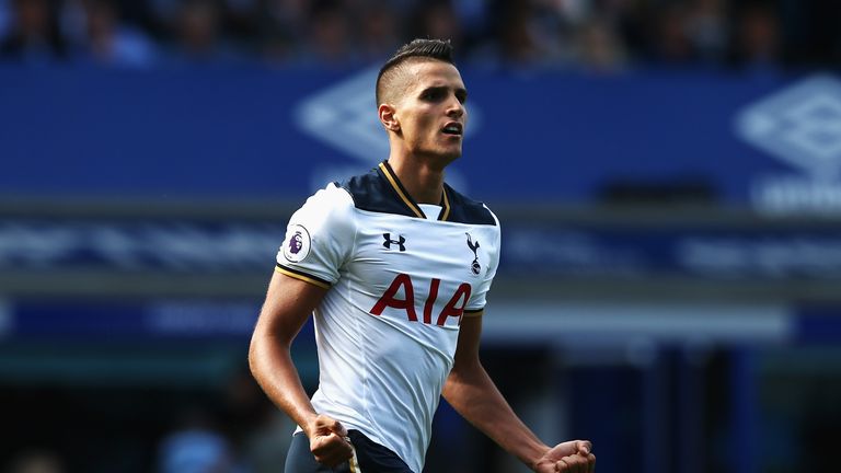 Erik Lamela headed home Tottenham's equaliser at Goodison Park