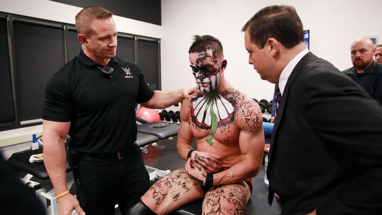 WWE Superstar Finn Balor injured his shoulder at SummerSlam