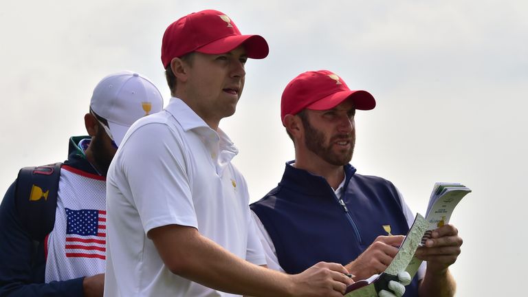 Spieth and Johnson topped the US automatic qualifying standings