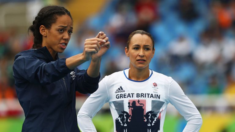 Katarina Johnson-Thompson has paid tribute to Jessica Ennis-Hill
