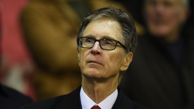 Liverpool owner John W. Henry was spotted at the Nou Camp on Sunday night