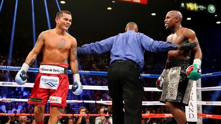 The Argentine fighter shared two fights with Floyd Mayweather
