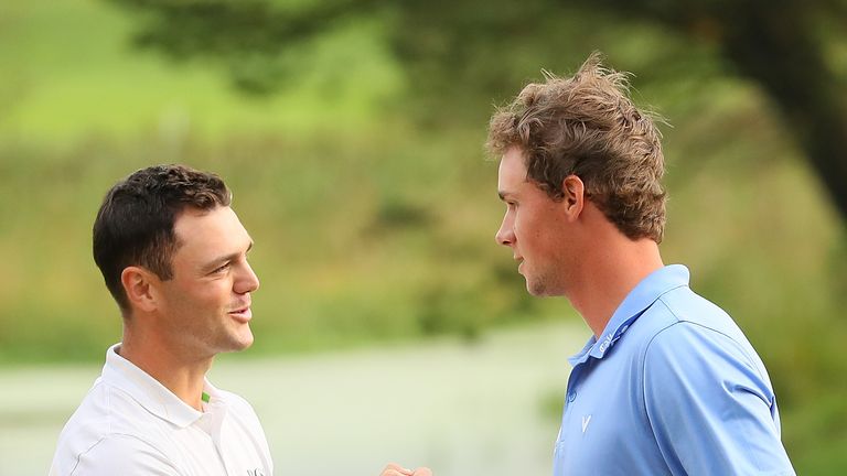 Martin Kaymer (L) and Thomas Pieters (R) were handed captain's picks