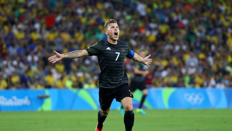 Schalke midfielder Max Meyer levelled the gold-medal final in the second half.
