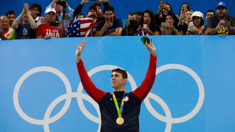 Phelps collects his 22nd Olympic gold medal 