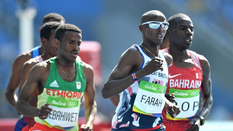 Farah is targeting his fourth Olympic gold medal