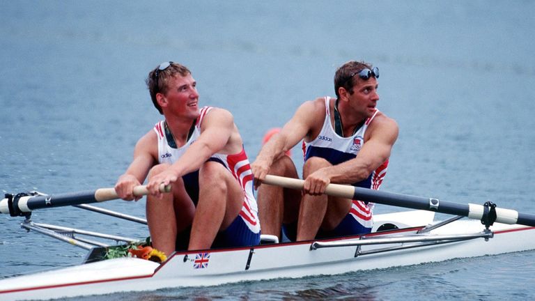 Steve Redgrave and Matthew Pinsent won GB's only gold at Atlanta in 1996