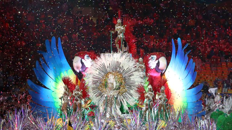 The spectacular ceremony in Rio lasted three hours