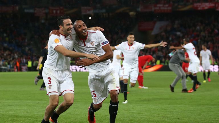 Sevilla scored three times in the second half to beat Liverpool in last season's Europa League final