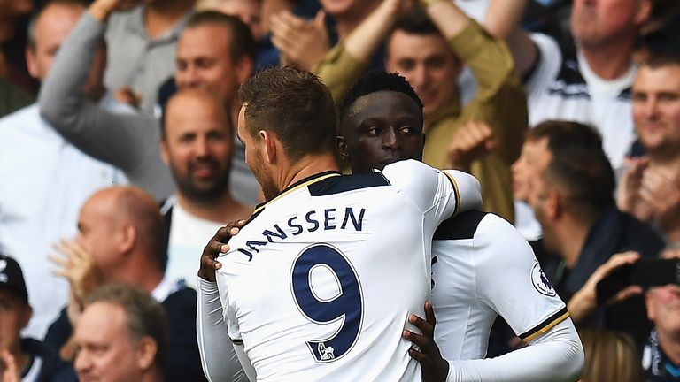 Janssen's home debut for Tottenham ended in victory thanks to Victor Wanyama