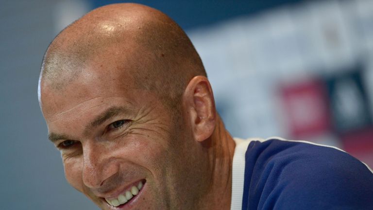 Zinedine Zidane is exicted about a return to the Bernabeu in La Liga on Saturday