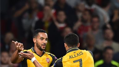 Theo Walcott is benefiting from Alexis Sanchez's presence as a striker