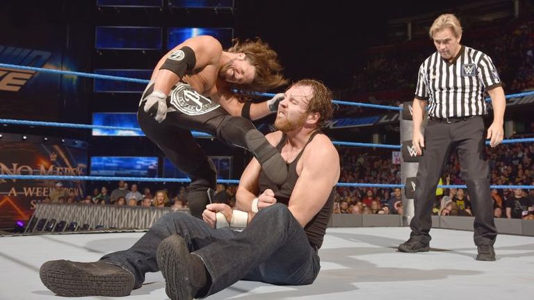 WWE Smackdown: AJ Styles beats Dean 