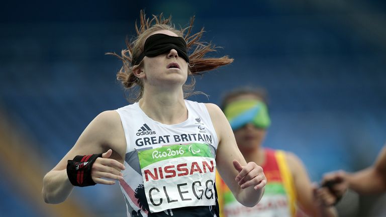 Libby Clegg is now 100m and 200m champion in the T11 class