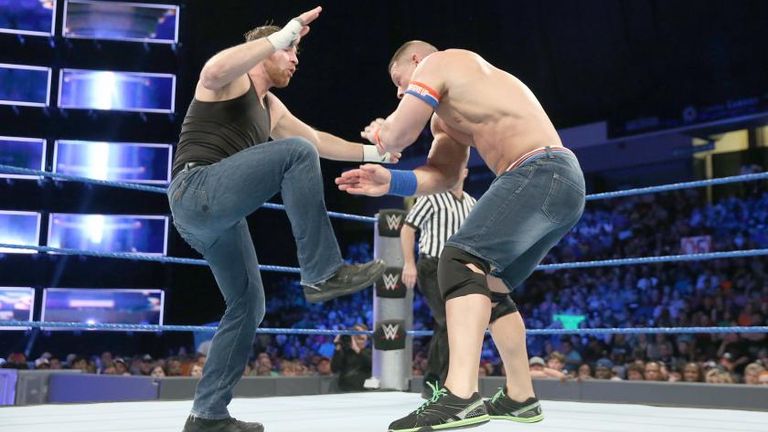 WWE Smackdown: Dean Ambrose pins John 