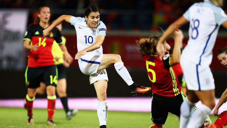 England's Karen Carney receives an MBE for her services to football