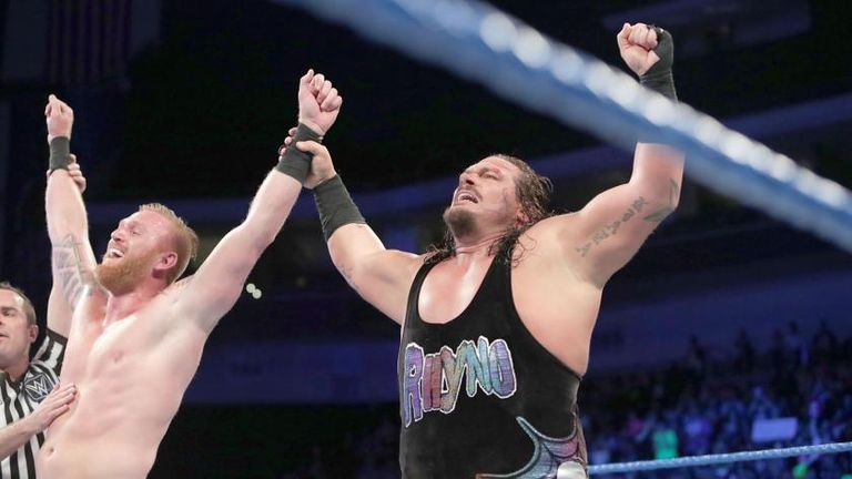 Will Heath Slater and Rhyno strike gold on Sunday night?