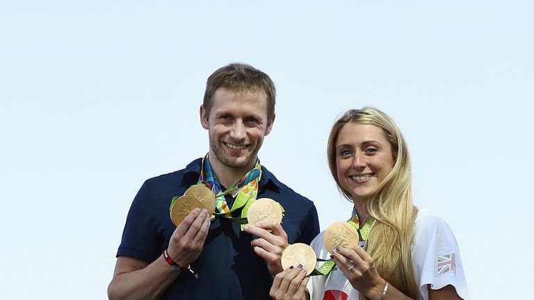 Jason and Laura Kenny were also multiple gold medal winners in Brazil
