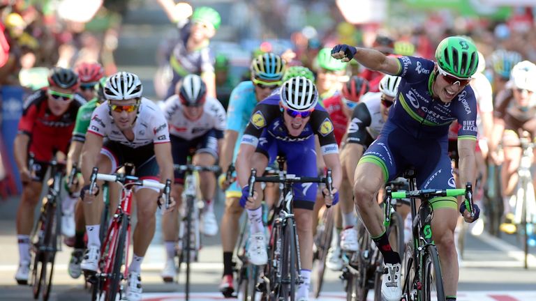 Jens Keukeleire sprinted to victory on stage 12