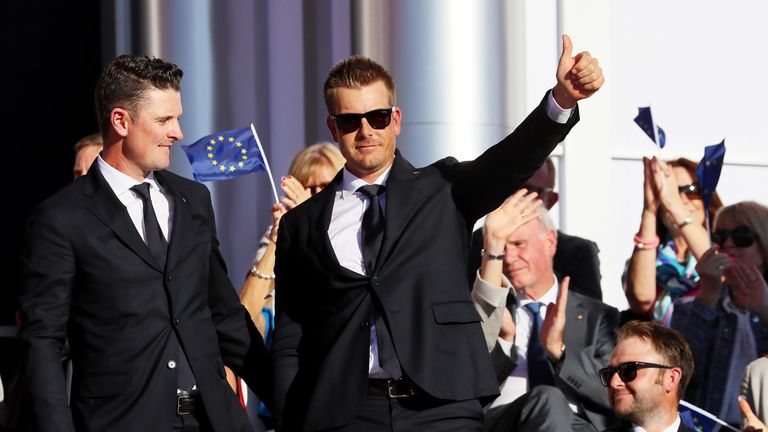 Justin Rose and Henrik Stenson will lead off for Europe