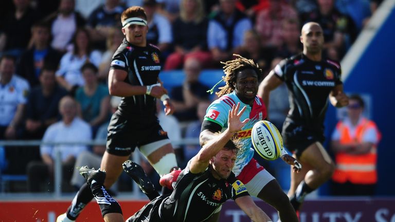 Lachlan Turner's brace helped Exeter Chiefs to their first victory of the new Premiership season