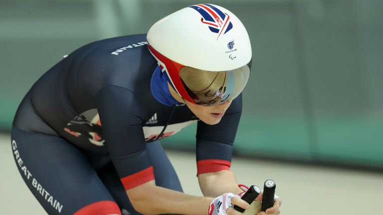 Megan Giglia claimed Britain's first Paralympic gold medal in Rio