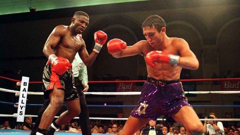 Whittaker (l) was one of the slickest boxers the world has seen