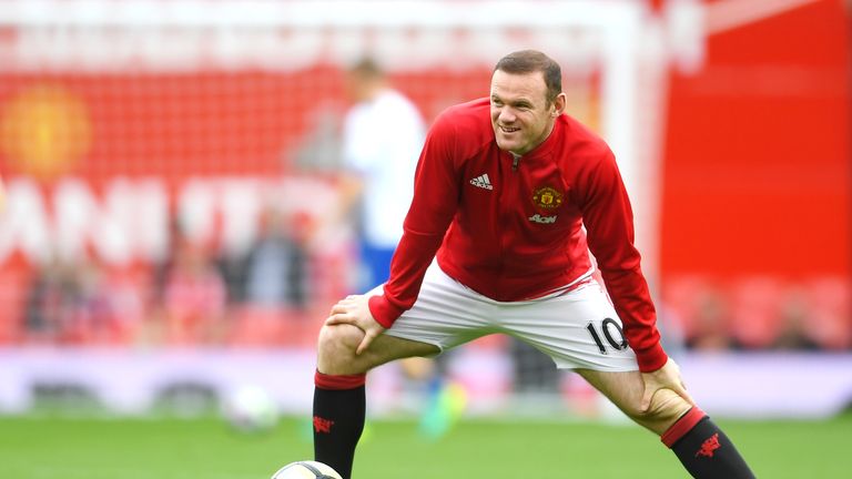 Wayne Rooney was dropped for the clash at Old Trafford