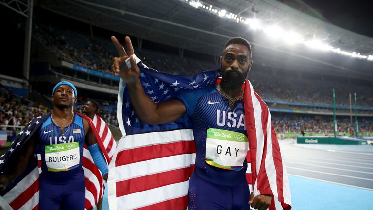 Tyson Gay will compete at the USA Bobsled National Push Championships
