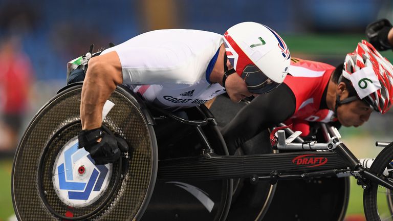 David Weir forced to bow out at the Paralympics in Sunday's marathon