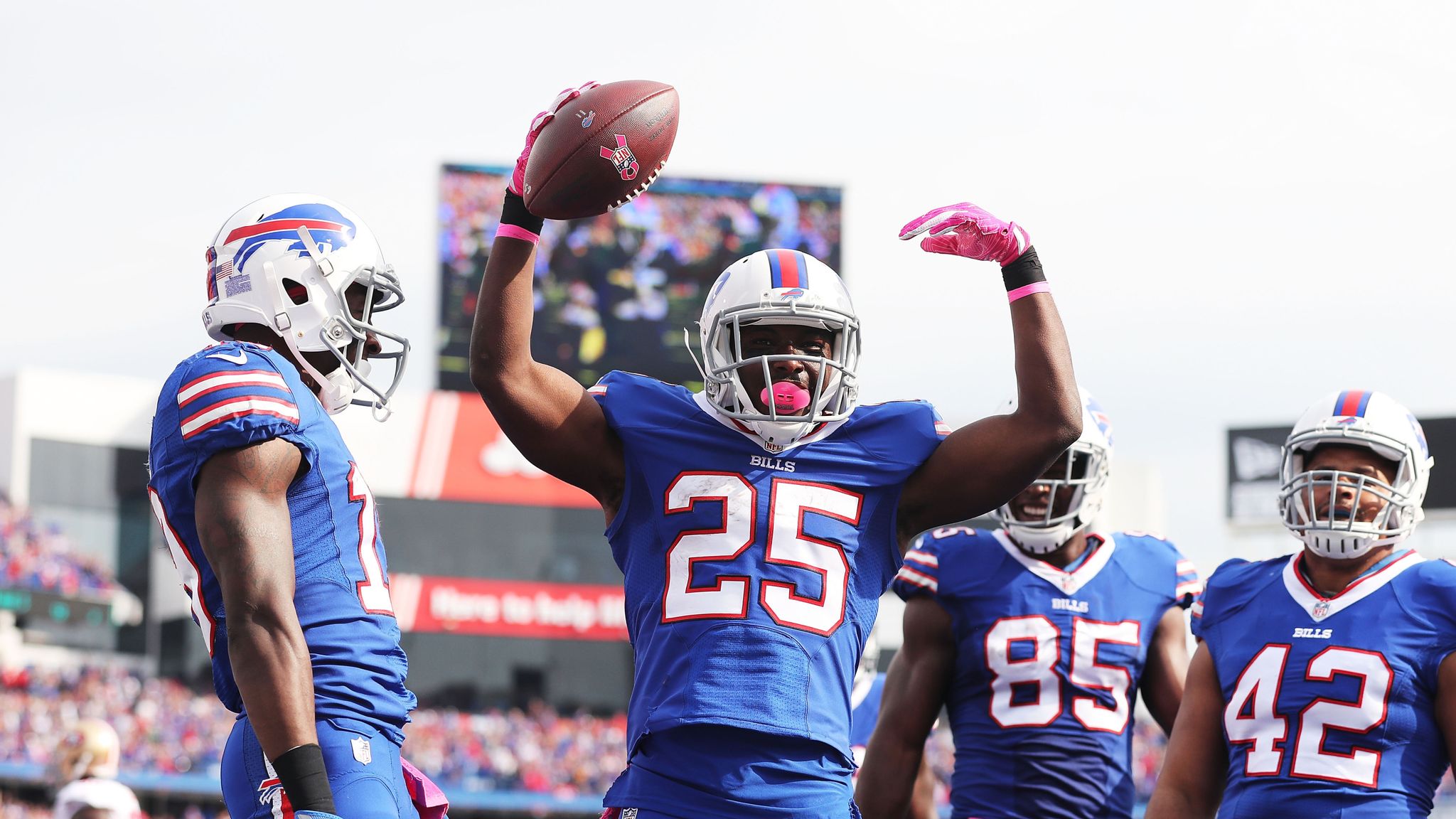 Mike Gillislee's Powerful 44-Yard TD!, 49ers vs. Bills