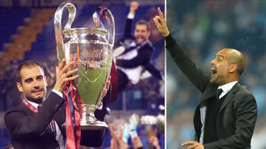 Pep Guardiola won the Champions League in his first season as Barcelona boss