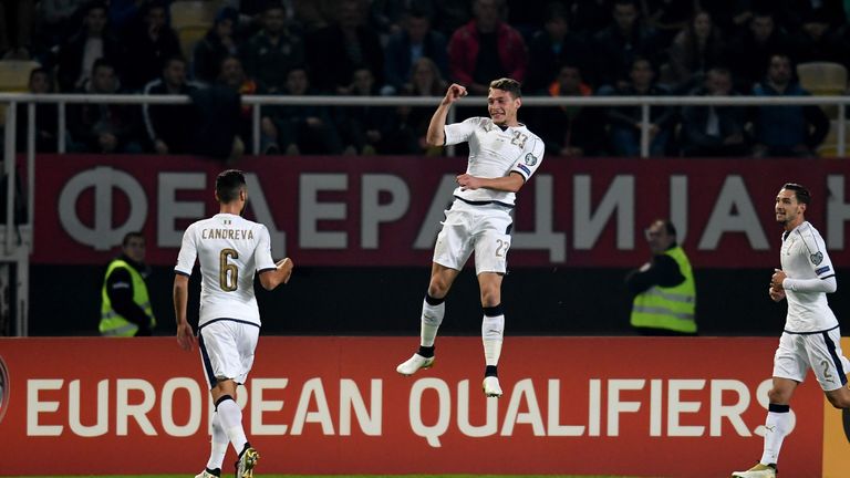 Belotti has scored three goals in five appearances for Italy