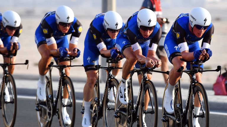 Etixx - Quick-Step won the men's team time trial