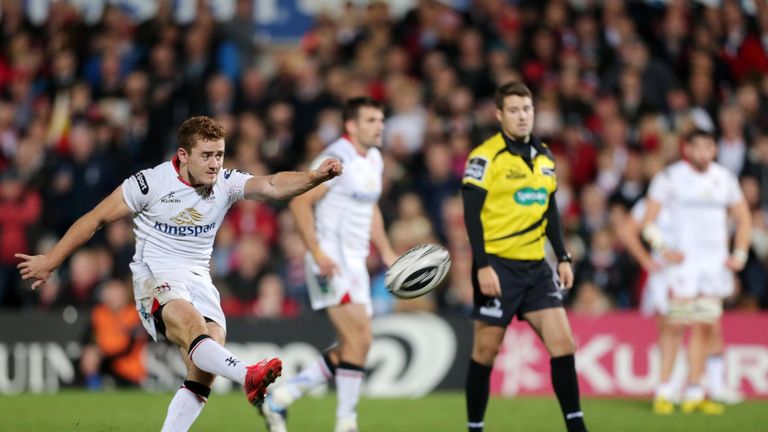 Paddy Jackson's late penalty made it five wins from five for Ulster
