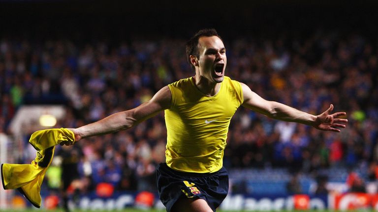 Iniesta has spent 16 years at Barcelona