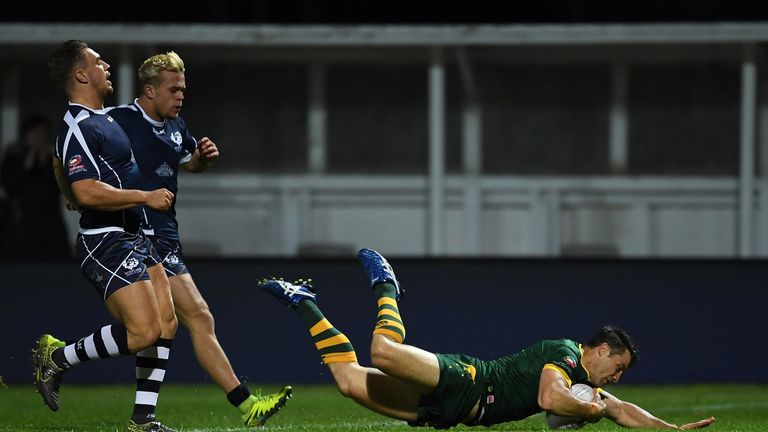Australia notched up ten tries on the night