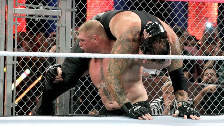 Lesnar had lost to Undertaker at SummerSlam