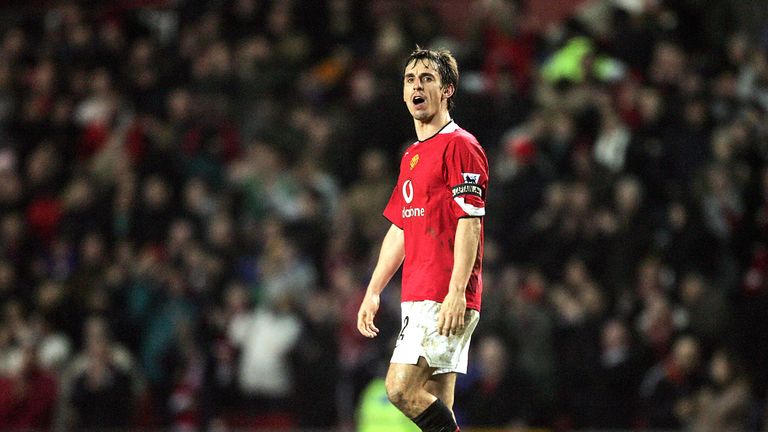 Neville was fined for his badge-kissing celebration in front of the Liverpool fans after Ferdinand's winner