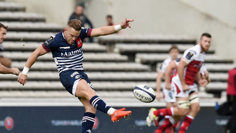 Ireland fly-half Ian Madigan kicked two penalties for the French side
