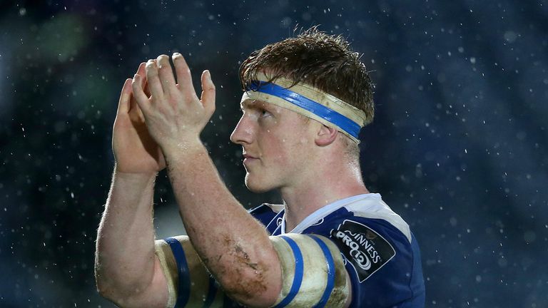 Hooker James Tracy scored the all important first try for Leinster 
