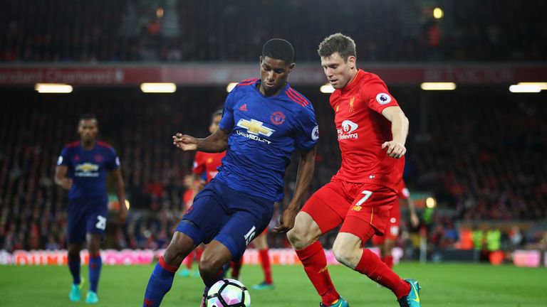 Makeshift left-back James Milner has been one of Liverpool's standout players this season
