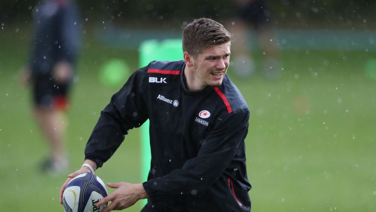 England star Owen Farrell returns to the Saracens starting line-up against Toulon