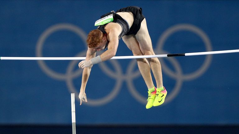Shawn Barber finished 10th in the pole vault in Rio