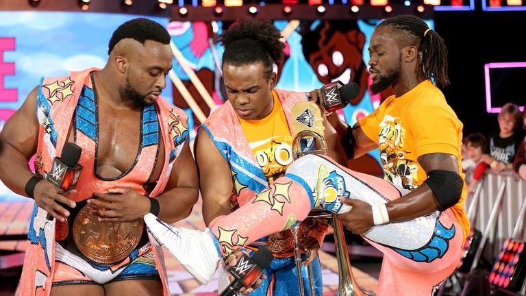 The New Day lost to Cesaro and Sheamus - but kept their titles
