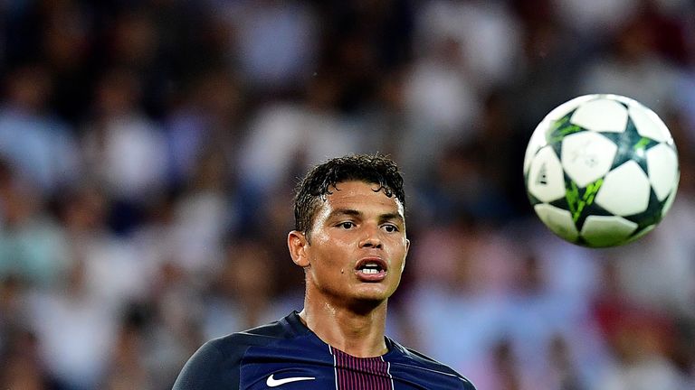 Thiago Silva is one of the first names on the team sheet for PSG