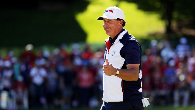 Phil Mickelson has urged USA to build on their Ryder Cup win